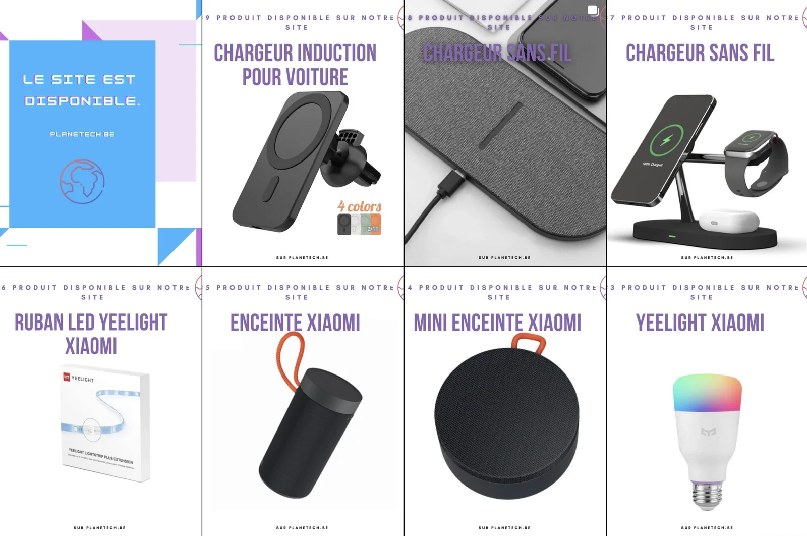 Archives des publications produits Planet Tech